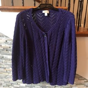 Talbots 3 Button Cardigan